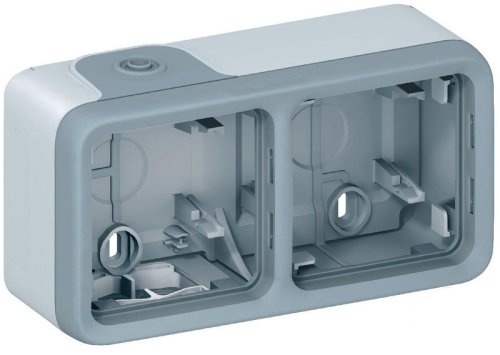 Коробка для наружнего монтажа Legrand Plexo 2-м. IP55 серый фото Коробка для наружнего монтажа Legrand Plexo 2-м. IP55 серый картинка